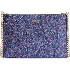 Kate Spade CAMERON STREET sima PURPLE Blue GLITTER